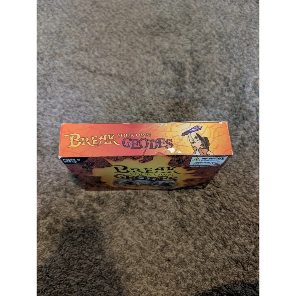 Ancient Treasure Adventures Break Your Own Geode Kit Crystal Mineral Specimen
